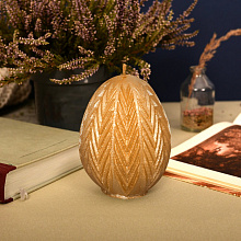 Свеча декоративная Пасхальное яйцо, 5х5х6,5 см