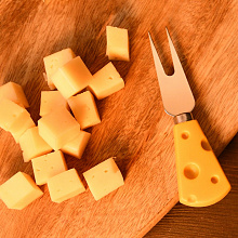Вилка для сервировки сыра Сырный ломтик, 12,5х3,5 см