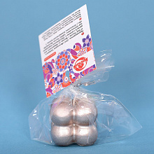 Свеча декоративная Куб-пузырьки малый, 3,5х3,5х3,5 см