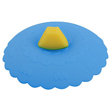 Силиконовая крышка-присоска для чашек и банок Фруктовый ломтик, диаметр 10,5 см