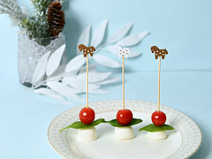 Шпажки для канапе "Лошадки", 12 см, 24 шт