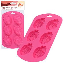 Форма для льда Клубнички 19х11 cм