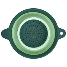 Дуршлаг складной Compact Mini (бирюза), 23х18х5 см