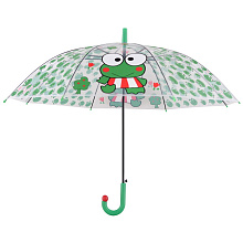 Зонт детский Лягушонок, полуавтоматический, диаметр 80 см