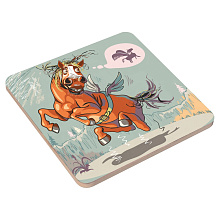 Подставка под горячее Савраска, 14,5*14,5см