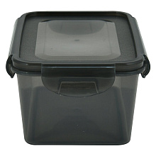 Контейнер герметичный прямоуг. 1,6л (дымчатый), 20х14х9,5 см