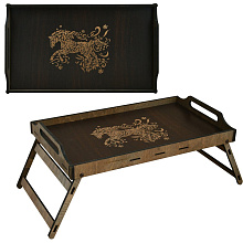 Поднос на ножках Спирит, Размер 30*50*7,5см