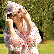 Плащ-дождевик с застежкой женский, 44-48, рост до 170см