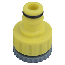 Адаптер подключения к крану 1/2 и 3/4, 3х4,5 см.