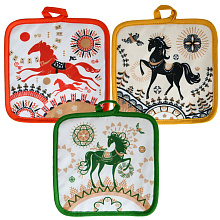 Прихватка Сивка-Бурка, 17х17 см