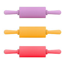 Скалка с пластмассовыми ручками, длина 22см 4 Скалка с пластмассовыми ручками, длина 22см