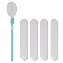 Губка для мытья посуды и уборки с 4 сменными насадками, 11х2х1,5 см