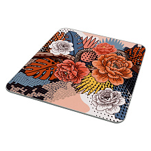 Доска разделочная, подставка под горячее Тайны джунглей, 18х18 см