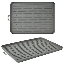 Сушилка для посуды Prestige (дымчато-серый), 38х26х2 см