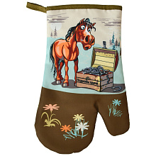 Прихватка-рукавица Савраска, 17х27 см