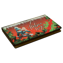 Конверт подарочный С Новым годом! (горизонтальн.), 17х10х1,5 см