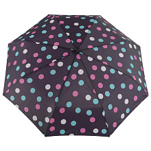 Зонт складной Цветной горошек, автоматический, диаметр 98 см.