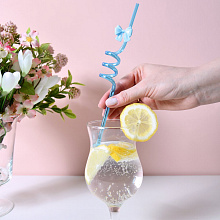 Трубочки для коктейля Банты. Набор 4 шт, 26 см.