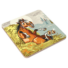 Подставка под горячее Савраска, 14,5*14,5см