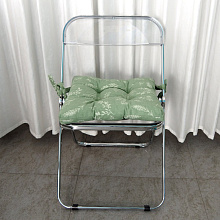 Сидушка на стул с завязками Мильфлёр, 40х40 см
