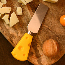 Нож-лопатка для полутвердых сыров Сырный ломтик, 12,5х3,5 см