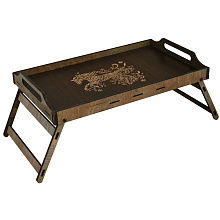 Поднос на ножках Спирит, Размер 30*50*7,5см