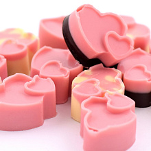 Форма для шоколадных конфет силиконовая Сердечки