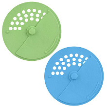 Ситечко в раковину с заглушкой, диаметр 11 см