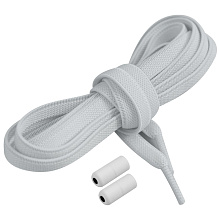 Шнурки резинки с фиксатором широкие, 100 см 2 шт.