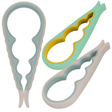 Открывалка для винтовых крышек 4 диаметра, 9х22х2 см, 2цв.