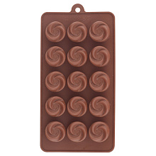 Форма для шоколадных конфет силиконовая Розочки