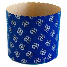 Форма для кулича бумажная Пасхальная ночь. Набор 3 шт. Диаметр 13,5 см, высота 9,5 см