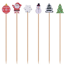 Шпажки для канапе Новогоднее ассорти, 12 см, 24 шт