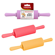 Скалка с пластмассовыми ручками, длина 22см 4 Скалка с пластмассовыми ручками, длина 22см