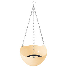 Кашпо подвесное с дренажной сеткой, диаметр 20 см, глубина 10,5 см
