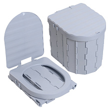 Туалет складной туристический WC 28х30х33 см.
