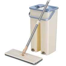 Швабра с отжимом и ведром 6,5 л.