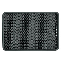 Корзинка Вязь 14л с крышкой (серый), 35х24,5х20,5 см