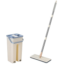 Швабра с отжимом и ведром 6,5 л.