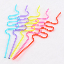 Трубочки для коктейля Зигзаг, 5 шт, 26 см