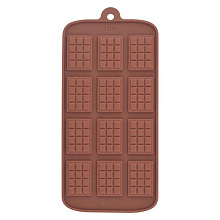 Форма для шоколадных конфет силиконовая Плиточки