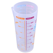 Стакан мерный Мука/Сахар/Рис/Вода 500 мл.