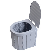 Туалет складной туристический WC 28х30х33 см.