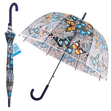 Зонт Бал бабочек, полуавтоматический, диаметр 80 см