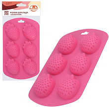 Форма для льда Клубнички 19х11 cм.