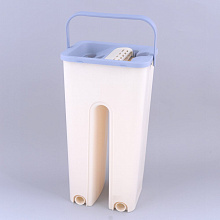 Швабра с отжимом и ведром 6,5 л.