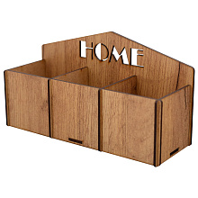Подставка для чайных пакетиков HOME, 3 секции, 12,5х23х8см
