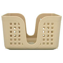 Салфетница Лофт квадратная (латте), 15х15х8,5 см