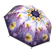 Зонт Цветы, полуавтоматический, диаметр 95см