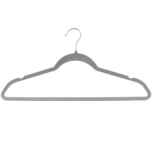 Вешалка-плечики Велюр, размер 44-46. (серый цв.)